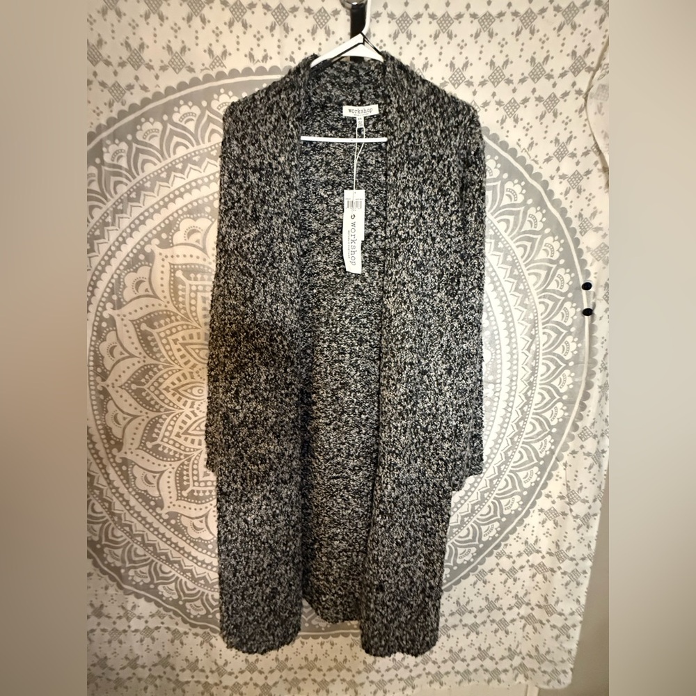 Workshop Republic Clothing Charcoal Knit Sweater